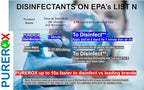 disinfectant Eliminate 99.9999% viruses, MRSA and fungi. PUREROX Hypochlorous - Image 9