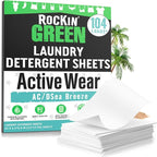 Rockin' Green Active Wear Travel Laundry Detergent Sheets by RockinGreen