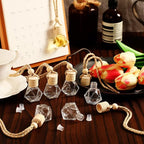 BBTO 50 Pcs Hanging Car Air Freshener Car Diffuser Bottles Empty Glass Perfume - Image 2