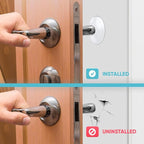 Strongest Home Wall & Door Handle Stopper 2" Set of 10 Pieces of Clear Rubber - Image 5