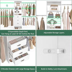 96'' Closet Organizer System - Image 6