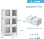 BROVIEW 300 Qt Stackable Storage Bins - Image 2