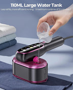 Travel Steamer for Clothes Portable: 2-in-1 Mini Handheld Garment Steamer Iron - Image 6