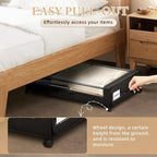 Under Bed Storage with Wheels 2-Pack，Under Bed Storage Containers XXL，Underbed - Image 4