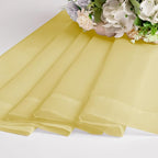 Chyhomenyc Mustard Yellow Sheer Curtains 84 Inch Length 2 Panels, Light - Image 9