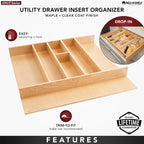 Rev-A-Shelf Trim-to-Fit Silverware Drawer Organizer - Image 3