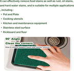 12 Pcs/Pack Green Heavy Duty Scouring Pads Reusable Household ScrubPads - Image 4
