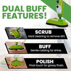 H2O X5 Dual Buff Steam Mop, 8 in 1 Handheld Steam Cleaner - Image 2