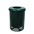 Coated Outdoor Furniture 32-Gallon Heavy-Duty Punched Steel Round Trash by CoatedOutdoorFurniture