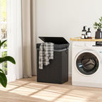 60L 2-in-1 Laundry Hamper with Laundry Backpack, Waterproof Basket with Lid - Image 7