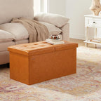 HAUSFRAU - 30 Inches Storage Ottoman Bench - Image 7