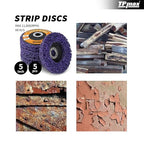 5" x7/8'' Stripping Discs Rust Remover Wheel Remove Paint and Oxidation Poly - Image 3