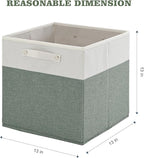 13 x 13 Inch Fine Linen Storage Bins - Image 3