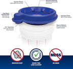 MARSHALLTOWN DustPro 360, 5 Gallon Bucket Dust Collector Shop Vac Accessory - Image 4
