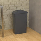 23 Gallon Gray Slim Jim Trash Can - Image 4