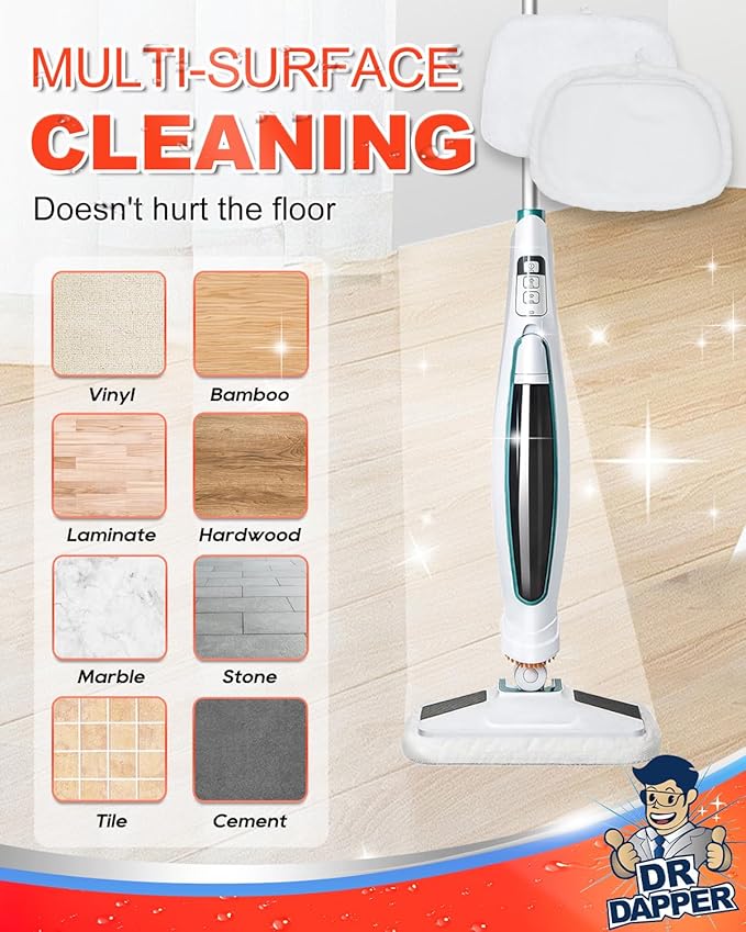 DR DAPPER 6 Pack SMP01 Steam Mop Pads Compatible - Image 7