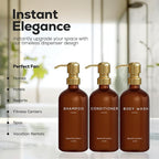 Luxury Shampoo and Conditioner Dispenser Set by Brighter Barns - Image 2