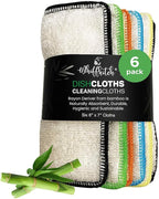 Whiffkitch Dishcloths Dishrags for Kitchen and Household Cleaning 6x7 6-Pack - Image 7