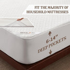 BEDLORE Twin Mattress Protector, Waterproof Noiseless Mattress Cover - Image 5