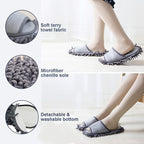 Women's Microfiber Floor Cleaning Mop Slippers - Image 4
