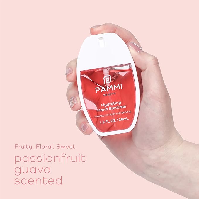PAMMI Power Mist Hydrating Hand Sanitizer Spray, Portable Travel Size Pocket - Image 6