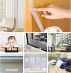 49.2 Ft Door Weather Stripping Door Seal Strip Tape, Silicone Door Draft Stopper - Image 3