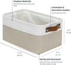 OrganiHaus Small Fabric Storage Baskets - Image 2