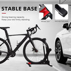 Heavy-Duty Floor Bike Stand, Freestanding Bicycle Storage Rack, Adjustable Dual - Image 5