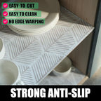 Shelf Liners for Kitchen Cabinets, Non-Adhesive and Strong Non-Slip Waterproof - Image 2