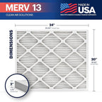 BNX TruFilter 20x24x2 Air Filter MERV 13 - Image 2