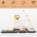 Set of 4 Water Absorbent Diatomite Coasters, Diatomaceous Earth Kitchen Soap - Image 2