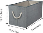Storage Bins with Rope Handles, Large Decorative Storage Boxes - Image 2