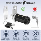 PTEROMY 5 Pack Cabinet Lock - Image 2