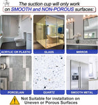 Suction Cup Hooks for Shower, Removable Towel Hooks for Bathroom Window Glass - Image 5