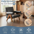 24PCS Rectangular Chair Leg Floor Protectors - Image 5
