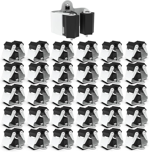 3-H Broom Hanger, Mop Holder Wall Mount 30 Pack, Broom Holder Wall Mount by 3-H