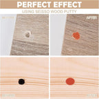 SEISSO Wood Putty, Mahogany Wood Filler Paintable, Wood Putty Outdoor Waterproof - Image 3