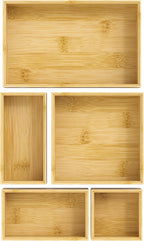 Bamboo Drawer Organizer Set - Image 9
