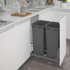 Rev-A-Shelf Pullout Dual Trash Cans - Image 3