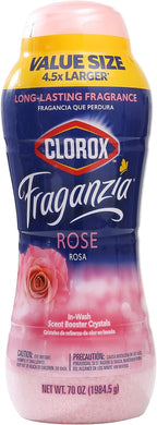 Clorox Fraganzia Laundry Scent Booster Crystals in Rose Scent by Clorox