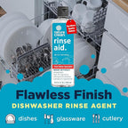 Nature Clean All Natural Dishwasher Rinse Aid Cleaner, Liquid Dishwasher Rinse - Image 3