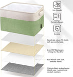 BALEINE 3 Pack Fabric Storage Bins - Image 6
