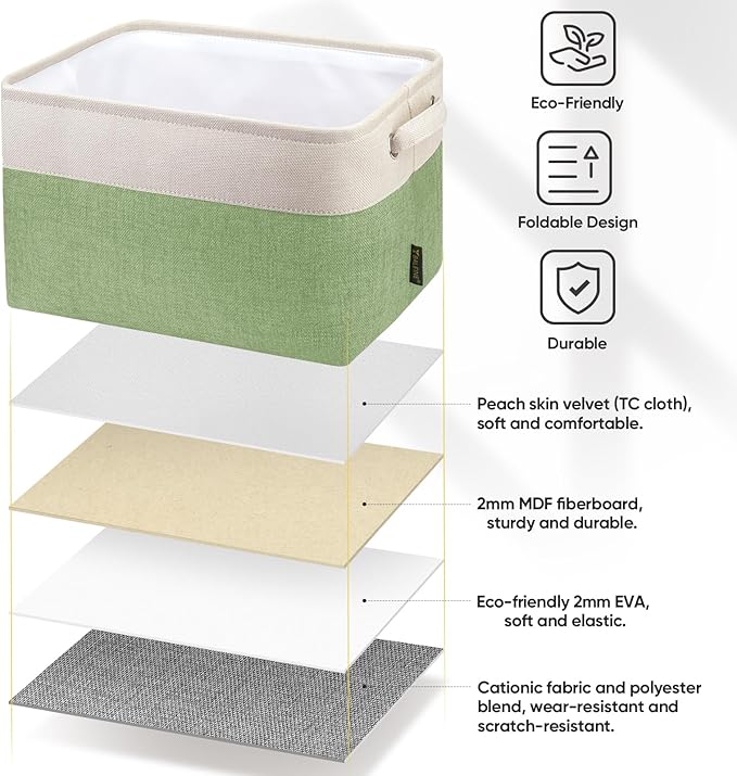 BALEINE 1 Pack Fabric Storage Bins - Image 5