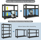 78" H Garage Shelving Heavy Duty，2800LBS Loads Adjustable Garage Storage Shelves - Image 7