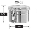 OGGI Stainless Steel Kitchen Canister 26 fl oz - Image 8