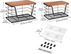 ALOCEO 2 Pack Stackable Storage Bins - Image 8