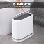 MOPALL Bathroom Trash Can, 3.3 Gallon Slim Garbage Can - Image 5