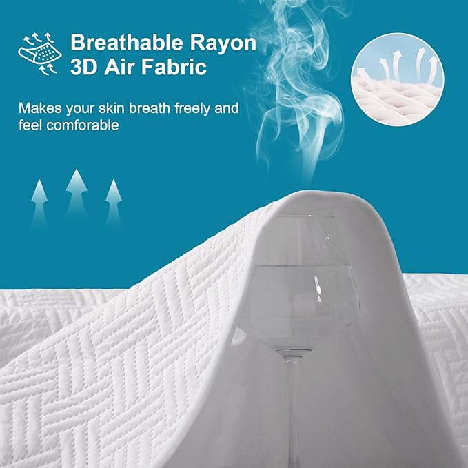 Waterproof Mattress Protector Twin Size - Image 5