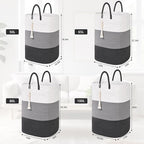Woven Laundry Basket for Clothes, 100 L Large Rectangle Laundry Hampers - Image 8