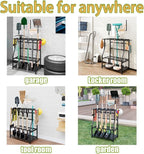 Garden Tool Organizer Holder Heavy Duty Steel Rack Up to 60 Long Handled Tools - Image 4